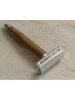 Fatip Walnut Wood Gentile Double Edge Closed Comb maszynka na żyletki