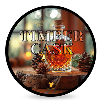 Wholly Kaw mydło-krem do golenia Fraiche Timber Cask 165gr