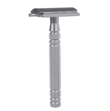 Feather AS-D2 – Maszynka do Golenia ze Stali Nierdzewnej w Zestawie z Podstawką (Zestaw Prezentowy)