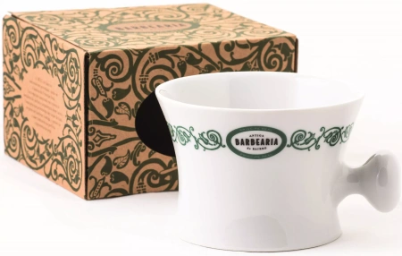 Antiga Barbearia porcelanowa miska do golenia biała