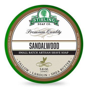 Stirling Soap Co mydło do golenia Sandalwood 170ml