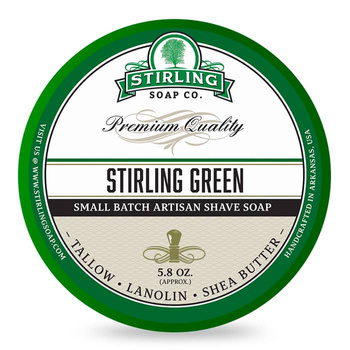 Stirling Soap Co mydło do golenia Stirling Green 170ml
