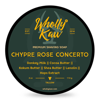 Wholly Kaw mydło do golenia Chypre Rose Concerto 114gr