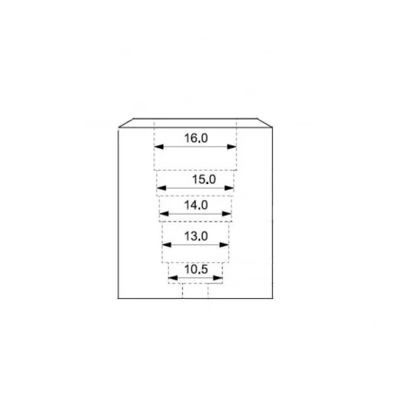Razorock stojak ze stali na maszynkę do golenia Flat Top