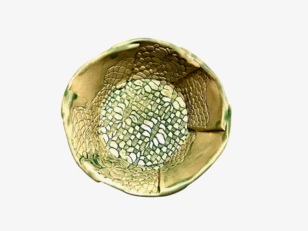 Ręcznie robiona miska do golenia Dragon Ice – ceramika artystyczna handmade