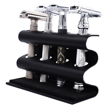 Parker stojak na 4 maszynki do golenia czarny