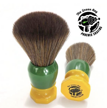 Phoenix Artisan Accoutrements Green Ray – Pędzel do Golenia z Włosiem Syntetycznym (USA)