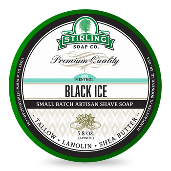 Stirling Soap Co mydło do golenia Black Ice 170ml