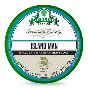 Stirling Soap Co mydło do golenia Island man 170ml