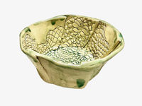 Ręcznie robiona miska do golenia Dragon Ice – ceramika artystyczna handmade