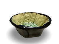 Ręcznie robiona miska do golenia Dragon Ice Stone – ceramika artystyczna handmade