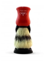 Omega 80265 Pure Bristle Red pędzel do golenia z podstawką