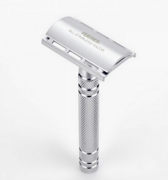 Feather AS-D2 “Luxury” – Maszynka do Golenia na Żyletki (Zestaw Prezentowy)